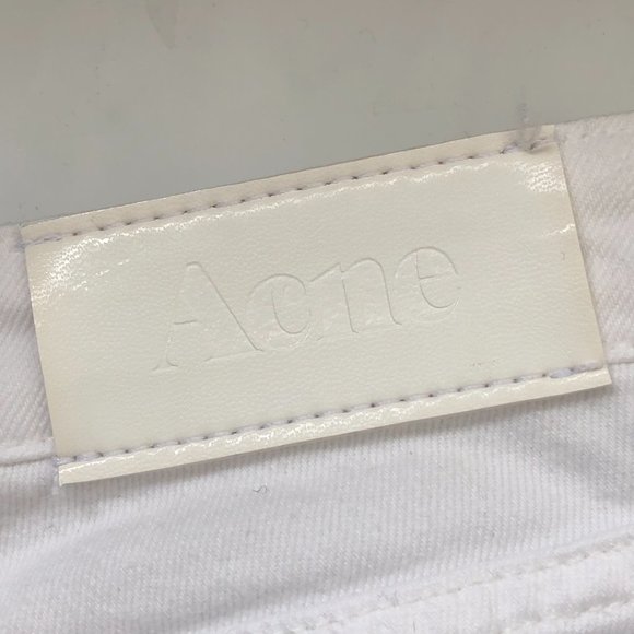 ACNE Kex Optic White Jeans Excellent Condition - Picture 9 of 13